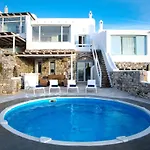 Villa Aqua Lumen - Private Pool Villa In Mykonos Dhílos